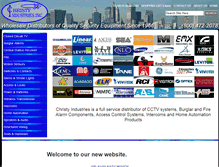 Tablet Screenshot of christy-ind.com